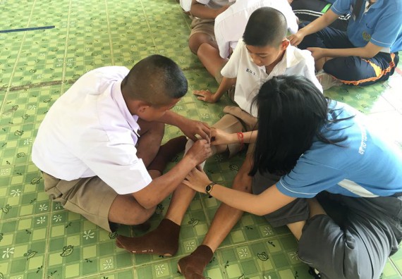 ภาพกิจกรรม โปรแกรมวิชาสาธารณสุขศาสตร์ จัดกิจกรรมบริการวิชาการด้านสุขภาพ