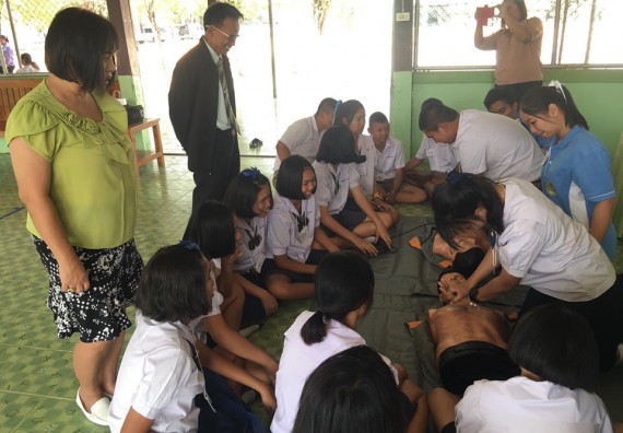 ภาพกิจกรรม โปรแกรมวิชาสาธารณสุขศาสตร์ จัดกิจกรรมบริการวิชาการด้านสุขภาพ