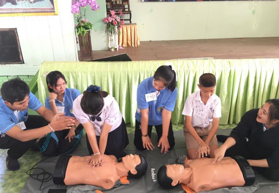ภาพกิจกรรม โปรแกรมวิชาสาธารณสุขศาสตร์ จัดกิจกรรมบริการวิชาการด้านสุขภาพ