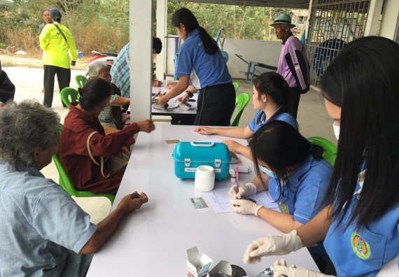 ภาพกิจกรรม โปรแกรมวิชาสาธารณสุขศาสตร์ จัดกิจกรรมบริการวิชาการด้านสุขภาพ