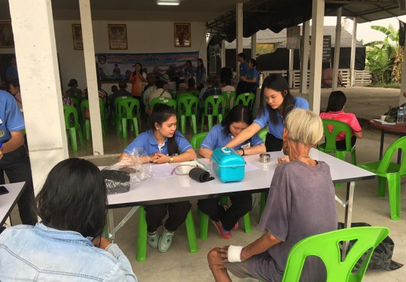 ภาพกิจกรรม โปรแกรมวิชาสาธารณสุขศาสตร์ จัดกิจกรรมบริการวิชาการด้านสุขภาพ