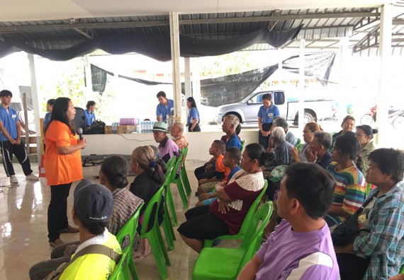 ภาพกิจกรรม โปรแกรมวิชาสาธารณสุขศาสตร์ จัดกิจกรรมบริการวิชาการด้านสุขภาพ