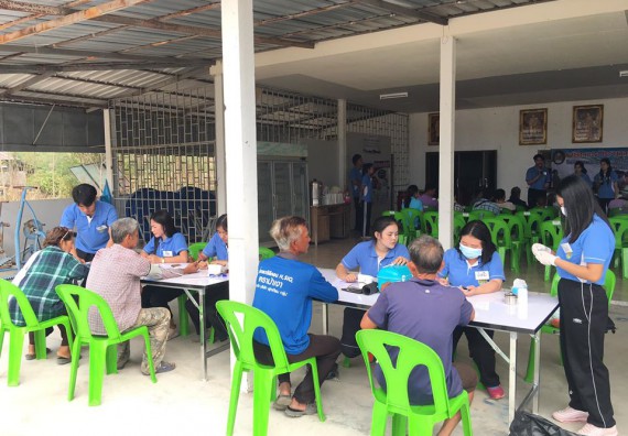 ภาพกิจกรรม โปรแกรมวิชาสาธารณสุขศาสตร์ จัดกิจกรรมบริการวิชาการด้านสุขภาพ