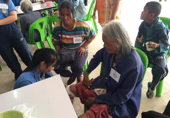 ภาพกิจกรรม โปรแกรมวิชาสาธารณสุขศาสตร์ จัดกิจกรรมบริการวิชาการด้านสุขภาพ