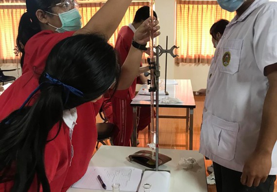 ภาพกิจกรรม ศูนย์วิทยาศาสตร์และวิทยาศาสตร์ประยุกต์ จัดกิจกรรมบริการวิชาการการอบรมเชิงปฏิบัติการทักษะทางวิทยาศาสตร์