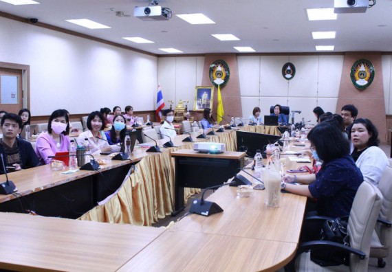 ภาพกิจกรรม คณะวิทยาศาสตร์และเทคโนโลยี เข้าร่วม การเตรียมความพร้อมเข้าสู่ตำแหน่งทางวิชาการ ตามประกาศ ก.พ.อ.