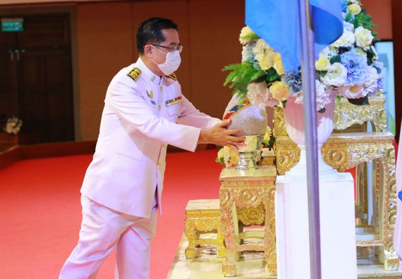 ภาพกิจกรรม คณะวิทยาศาสตร์และเทคโนโลยี เข้าร่วม กิจกรรมเฉลิมพระเกียรติสมเด็จพระนางเจ้าสิริกิติ์พระบรมราชินีนาถ พระบรมราชชนนรพันปีหลวง เนื่องในโอกาสวันเฉลิมพระชนมพรรษา 12 สิงหาคม 2563