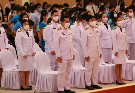 ภาพกิจกรรม คณะวิทยาศาสตร์และเทคโนโลยี เข้าร่วม กิจกรรมเฉลิมพระเกียรติสมเด็จพระนางเจ้าสิริกิติ์พระบรมราชินีนาถ พระบรมราชชนนรพันปีหลวง เนื่องในโอกาสวันเฉลิมพระชนมพรรษา 12 สิงหาคม 2563