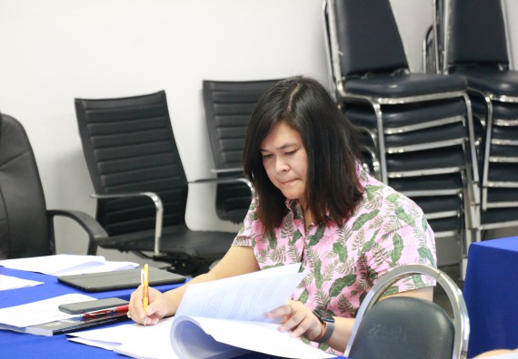 ภาพกิจกรรม คณะวิทยาศาสตร์และเทคโนโลยี จัดประชุมประเมินการต่อสัญญาจ้างพนักงานมหาวิทยาลัย (สายวิชาการ)