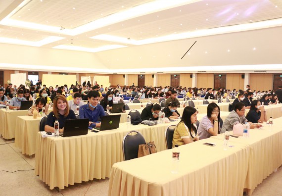 ภาพกิจกรรม คณะวิทยาศาสตร์และเทคโนโลยี เข้าร่วม โครงการนำเสนอนวัตกรรมหรือแนวปฏิบัติที่ดี ระดับชาติ ครั้งที่ 1