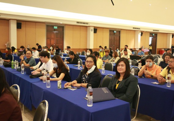 ภาพกิจกรรม คณะวิทยาศาสตร์และเทคโนโลยี เข้าร่วม โครงการนำเสนอนวัตกรรมหรือแนวปฏิบัติที่ดี ระดับชาติ ครั้งที่ 1