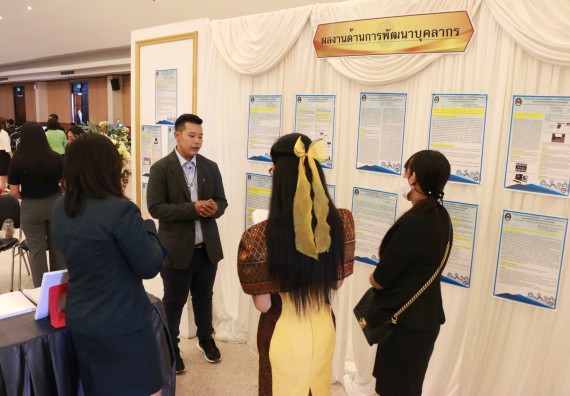 ภาพกิจกรรม คณะวิทยาศาสตร์และเทคโนโลยี เข้าร่วม โครงการนำเสนอนวัตกรรมหรือแนวปฏิบัติที่ดี ระดับชาติ ครั้งที่ 1