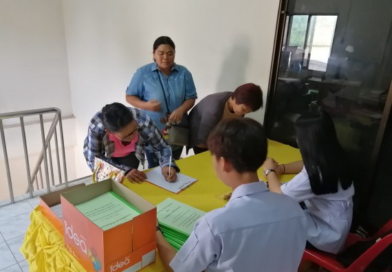 ภาพกิจกรรม โปรแกรมวิชาวิทยาศาสตร์และเทคโนโลยีการอาหาร จัดอบรมเชิงปฏิบัติการ เรื่อง การผลิตอาหารให้ปลอดภัย