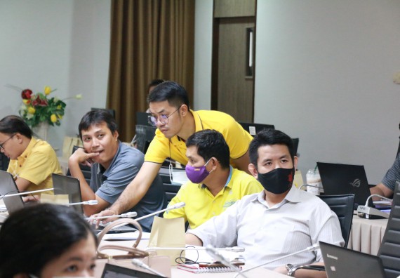 ภาพกิจกรรม คณะวิทยาศาสตร์และเทคโนโลยี จัดอบรมเชิงปฏิบัติการ การใช้ระบบจัดการหนังสือราชการและการลา (e-Office Automations)