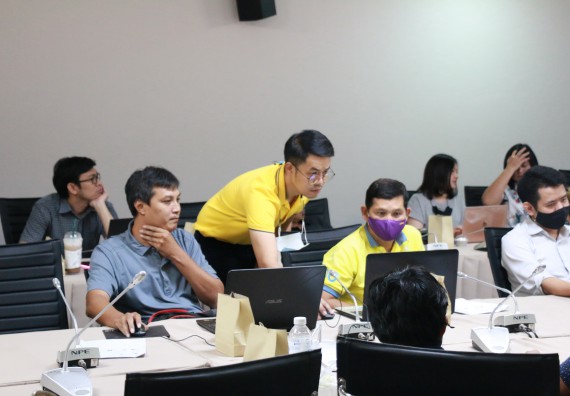 ภาพกิจกรรม คณะวิทยาศาสตร์และเทคโนโลยี จัดอบรมเชิงปฏิบัติการ การใช้ระบบจัดการหนังสือราชการและการลา (e-Office Automations)