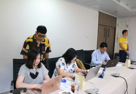 ภาพกิจกรรม คณะวิทยาศาสตร์และเทคโนโลยี จัดอบรมเชิงปฏิบัติการ การใช้ระบบจัดการหนังสือราชการและการลา (e-Office Automations)