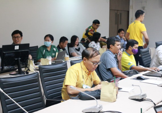 ภาพกิจกรรม คณะวิทยาศาสตร์และเทคโนโลยี จัดอบรมเชิงปฏิบัติการ การใช้ระบบจัดการหนังสือราชการและการลา (e-Office Automations)