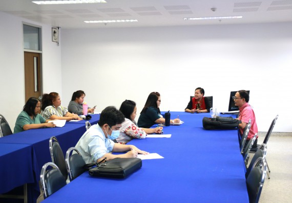 ภาพกิจกรรม คณะวิทยาศาสตร์และเทคโนโลยี จัดประชุมหารือการออกแนะแนวการศึกษา