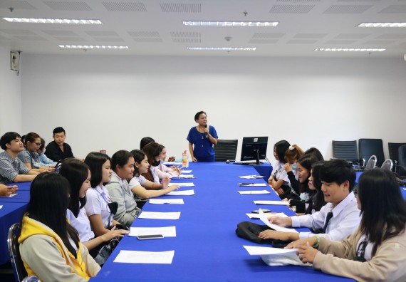 ภาพกิจกรรม ศูนย์ฝึกประสบการณ์วิชาชีพ คณะวิทยาศาสตร์และเทคโนโลยี จัดกิจกรรมสัมมนาก่อนฝึกประสบการณ์วิชาชีพให้กับนักศึกษา