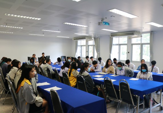 ภาพกิจกรรม ศูนย์ฝึกประสบการณ์วิชาชีพ คณะวิทยาศาสตร์และเทคโนโลยี จัดกิจกรรมสัมมนาก่อนฝึกประสบการณ์วิชาชีพให้กับนักศึกษา