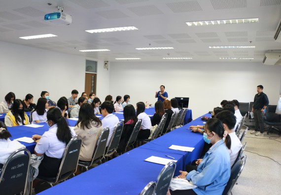 ภาพกิจกรรม ศูนย์ฝึกประสบการณ์วิชาชีพ คณะวิทยาศาสตร์และเทคโนโลยี จัดกิจกรรมสัมมนาก่อนฝึกประสบการณ์วิชาชีพให้กับนักศึกษา