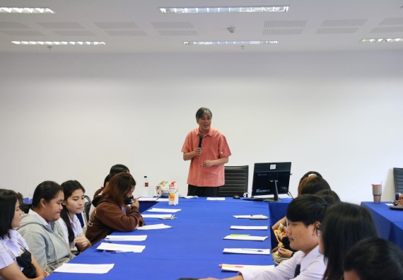 ภาพกิจกรรม ศูนย์ฝึกประสบการณ์วิชาชีพ คณะวิทยาศาสตร์และเทคโนโลยี จัดกิจกรรมสัมมนาก่อนฝึกประสบการณ์วิชาชีพให้กับนักศึกษา