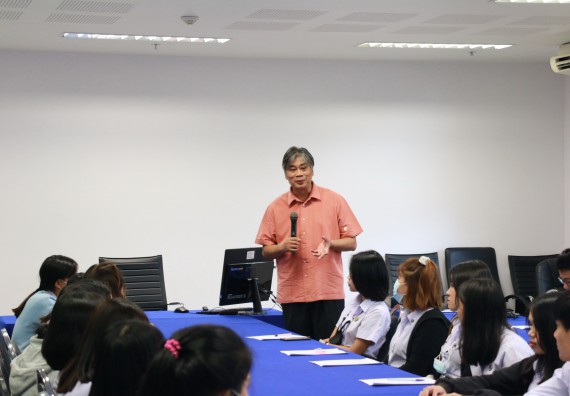 ภาพกิจกรรม ศูนย์ฝึกประสบการณ์วิชาชีพ คณะวิทยาศาสตร์และเทคโนโลยี จัดกิจกรรมสัมมนาก่อนฝึกประสบการณ์วิชาชีพให้กับนักศึกษา