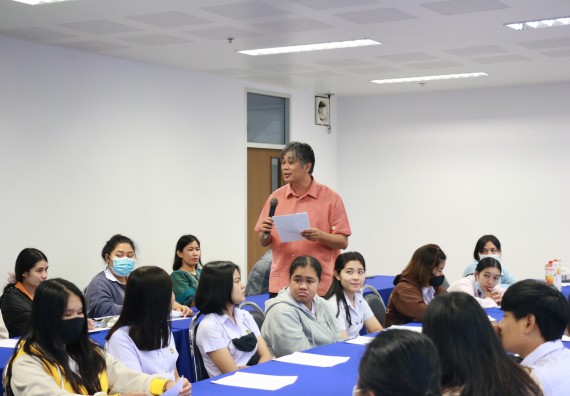 ภาพกิจกรรม ศูนย์ฝึกประสบการณ์วิชาชีพ คณะวิทยาศาสตร์และเทคโนโลยี จัดกิจกรรมสัมมนาก่อนฝึกประสบการณ์วิชาชีพให้กับนักศึกษา