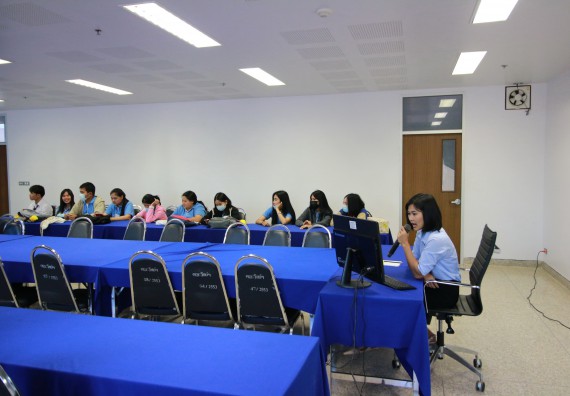 ภาพกิจกรรม  คณะวิทยาศาสตร์และเทคโนโลยี จัดกิจกรรมเสวนาเรื่อง ขั้นตอนการขอ ETHIC สำหรับนักวิจัยคณะวิทยาศาสตร์และเทคโนโลยี