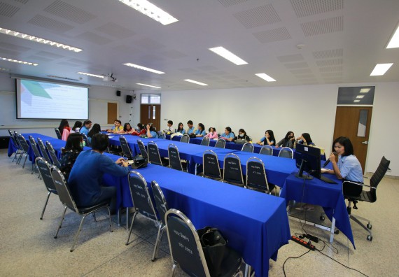 ภาพกิจกรรม  คณะวิทยาศาสตร์และเทคโนโลยี จัดกิจกรรมเสวนาเรื่อง ขั้นตอนการขอ ETHIC สำหรับนักวิจัยคณะวิทยาศาสตร์และเทคโนโลยี