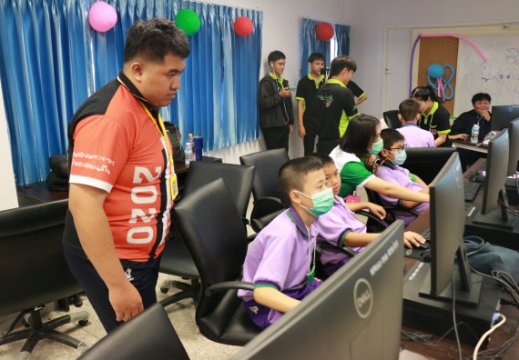 ภาพกิจกรรม คณะวิทยาศาสตร์และเทคโนโลยี จัดค่ายวิทยาศาสตร์โรงเรียนสาธิต (ภายใต้ความร่วมมือระหว่าง สำนักงานเขตพื้นที่การศึกษากำแพงเพชร เขต 1 กับมหาวิทยาลัยราชภัฏกำแพงเพชร) ระดับประถมศึกษาปีที่ 1-6