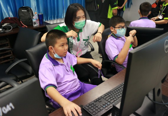 ภาพกิจกรรม คณะวิทยาศาสตร์และเทคโนโลยี จัดค่ายวิทยาศาสตร์โรงเรียนสาธิต (ภายใต้ความร่วมมือระหว่าง สำนักงานเขตพื้นที่การศึกษากำแพงเพชร เขต 1 กับมหาวิทยาลัยราชภัฏกำแพงเพชร) ระดับประถมศึกษาปีที่ 1-6