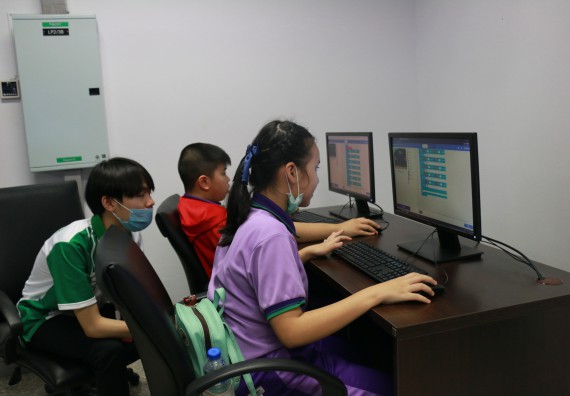 ภาพกิจกรรม คณะวิทยาศาสตร์และเทคโนโลยี จัดค่ายวิทยาศาสตร์โรงเรียนสาธิต (ภายใต้ความร่วมมือระหว่าง สำนักงานเขตพื้นที่การศึกษากำแพงเพชร เขต 1 กับมหาวิทยาลัยราชภัฏกำแพงเพชร) ระดับประถมศึกษาปีที่ 1-6