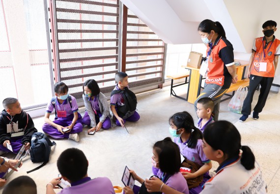 ภาพกิจกรรม คณะวิทยาศาสตร์และเทคโนโลยี จัดค่ายวิทยาศาสตร์โรงเรียนสาธิต (ภายใต้ความร่วมมือระหว่าง สำนักงานเขตพื้นที่การศึกษากำแพงเพชร เขต 1 กับมหาวิทยาลัยราชภัฏกำแพงเพชร) ระดับประถมศึกษาปีที่ 1-6