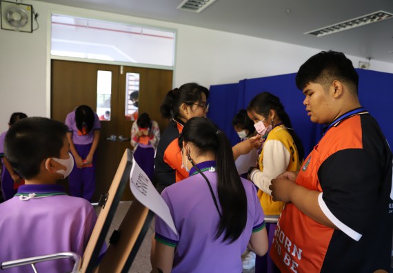 ภาพกิจกรรม คณะวิทยาศาสตร์และเทคโนโลยี จัดค่ายวิทยาศาสตร์โรงเรียนสาธิต (ภายใต้ความร่วมมือระหว่าง สำนักงานเขตพื้นที่การศึกษากำแพงเพชร เขต 1 กับมหาวิทยาลัยราชภัฏกำแพงเพชร) ระดับประถมศึกษาปีที่ 1-6