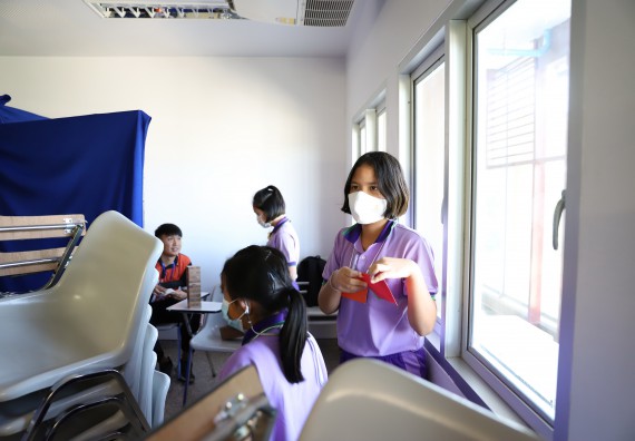 ภาพกิจกรรม คณะวิทยาศาสตร์และเทคโนโลยี จัดค่ายวิทยาศาสตร์โรงเรียนสาธิต (ภายใต้ความร่วมมือระหว่าง สำนักงานเขตพื้นที่การศึกษากำแพงเพชร เขต 1 กับมหาวิทยาลัยราชภัฏกำแพงเพชร) ระดับประถมศึกษาปีที่ 1-6