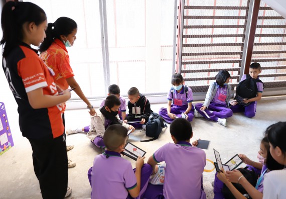 ภาพกิจกรรม คณะวิทยาศาสตร์และเทคโนโลยี จัดค่ายวิทยาศาสตร์โรงเรียนสาธิต (ภายใต้ความร่วมมือระหว่าง สำนักงานเขตพื้นที่การศึกษากำแพงเพชร เขต 1 กับมหาวิทยาลัยราชภัฏกำแพงเพชร) ระดับประถมศึกษาปีที่ 1-6