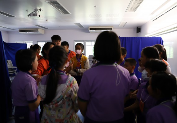 ภาพกิจกรรม คณะวิทยาศาสตร์และเทคโนโลยี จัดค่ายวิทยาศาสตร์โรงเรียนสาธิต (ภายใต้ความร่วมมือระหว่าง สำนักงานเขตพื้นที่การศึกษากำแพงเพชร เขต 1 กับมหาวิทยาลัยราชภัฏกำแพงเพชร) ระดับประถมศึกษาปีที่ 1-6