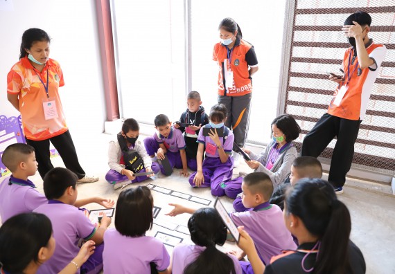 ภาพกิจกรรม คณะวิทยาศาสตร์และเทคโนโลยี จัดค่ายวิทยาศาสตร์โรงเรียนสาธิต (ภายใต้ความร่วมมือระหว่าง สำนักงานเขตพื้นที่การศึกษากำแพงเพชร เขต 1 กับมหาวิทยาลัยราชภัฏกำแพงเพชร) ระดับประถมศึกษาปีที่ 1-6