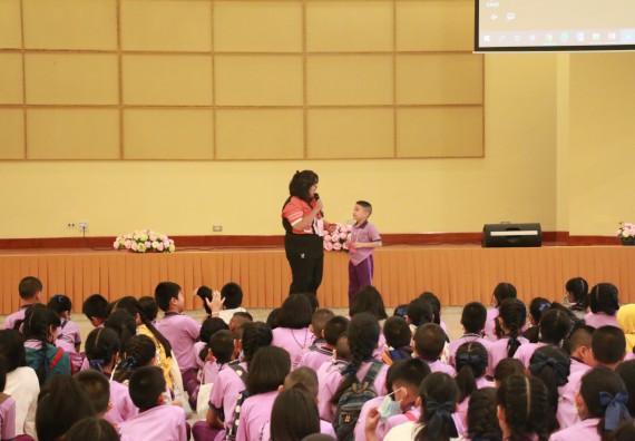 ภาพกิจกรรม คณะวิทยาศาสตร์และเทคโนโลยี จัดค่ายวิทยาศาสตร์โรงเรียนสาธิต (ภายใต้ความร่วมมือระหว่าง สำนักงานเขตพื้นที่การศึกษากำแพงเพชร เขต 1 กับมหาวิทยาลัยราชภัฏกำแพงเพชร) ระดับประถมศึกษาปีที่ 1-6