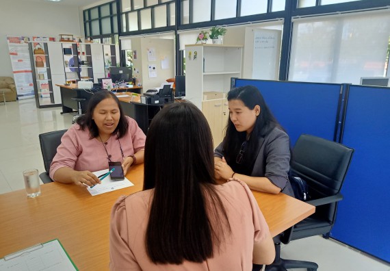 ภาพกิจกรรม คณะวิทยาศาสตร์และเทคโนโลยี นำนักวิจัยเข้ารับคำปรึกษาเกี่ยวกับการจดสิทธิบัตรจากผลงานวิจัย