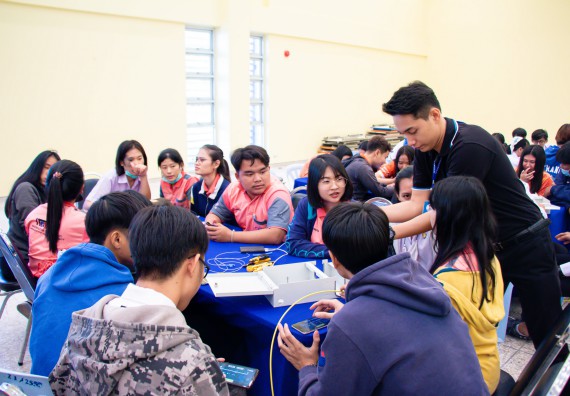 ภาพกิจกรรม โปรแกรมวิชาวิทยาการคอมพิวเตอร์ จัดกิจกรรม LINK Campus Cabling LCC