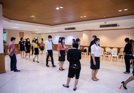 ภาพกิจกรรม คณะวิทยาศาสตร์และเทคโนโลยี จัดพิธีฝึกซ้อมรับพระราชทานปริญญาบัตร กลุ่มย่อย คณะวิทยาศาสตร์และเทคโนโลยี ประจำปีการศึกษา 2559-2560