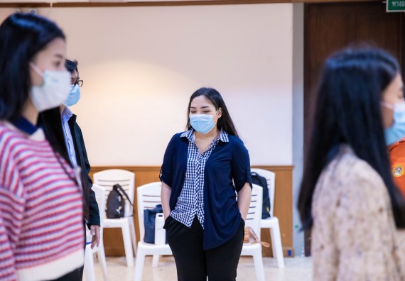 ภาพกิจกรรม คณะวิทยาศาสตร์และเทคโนโลยี จัดพิธีฝึกซ้อมรับพระราชทานปริญญาบัตร กลุ่มย่อย คณะวิทยาศาสตร์และเทคโนโลยี ประจำปีการศึกษา 2559-2560