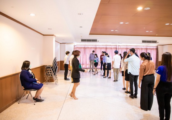 ภาพกิจกรรม คณะวิทยาศาสตร์และเทคโนโลยี จัดพิธีฝึกซ้อมรับพระราชทานปริญญาบัตร กลุ่มย่อย คณะวิทยาศาสตร์และเทคโนโลยี ประจำปีการศึกษา 2559-2560