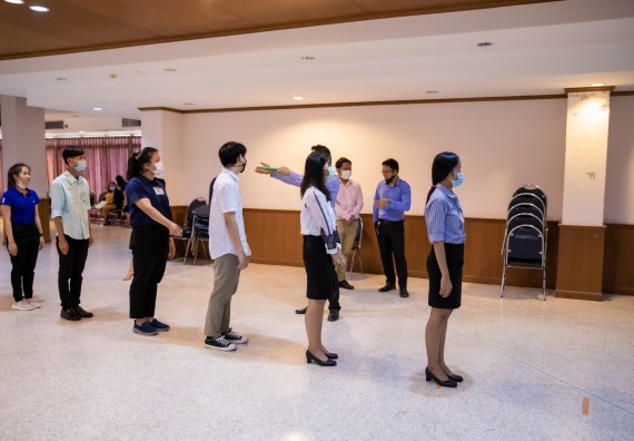 ภาพกิจกรรม คณะวิทยาศาสตร์และเทคโนโลยี จัดพิธีฝึกซ้อมรับพระราชทานปริญญาบัตร กลุ่มย่อย คณะวิทยาศาสตร์และเทคโนโลยี ประจำปีการศึกษา 2559-2560