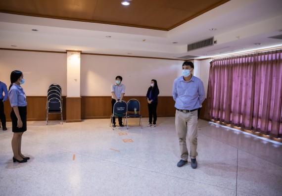 ภาพกิจกรรม คณะวิทยาศาสตร์และเทคโนโลยี จัดพิธีฝึกซ้อมรับพระราชทานปริญญาบัตร กลุ่มย่อย คณะวิทยาศาสตร์และเทคโนโลยี ประจำปีการศึกษา 2559-2560