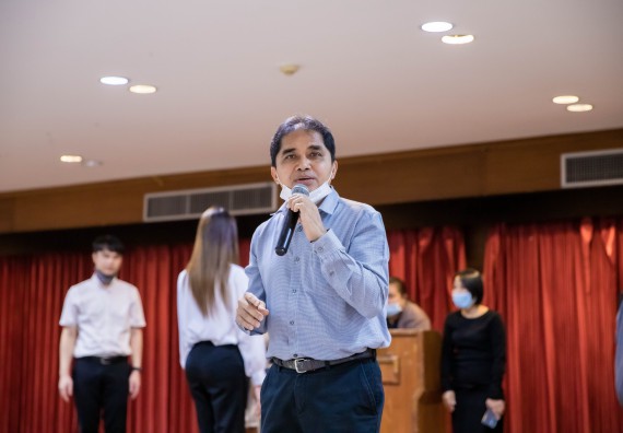 ภาพกิจกรรม คณะวิทยาศาสตร์และเทคโนโลยี จัดพิธีฝึกซ้อมรับพระราชทานปริญญาบัตร กลุ่มย่อย คณะวิทยาศาสตร์และเทคโนโลยี ประจำปีการศึกษา 2559-2560