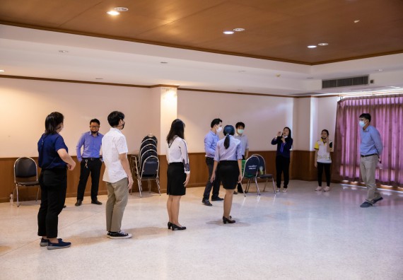 ภาพกิจกรรม คณะวิทยาศาสตร์และเทคโนโลยี จัดพิธีฝึกซ้อมรับพระราชทานปริญญาบัตร กลุ่มย่อย คณะวิทยาศาสตร์และเทคโนโลยี ประจำปีการศึกษา 2559-2560