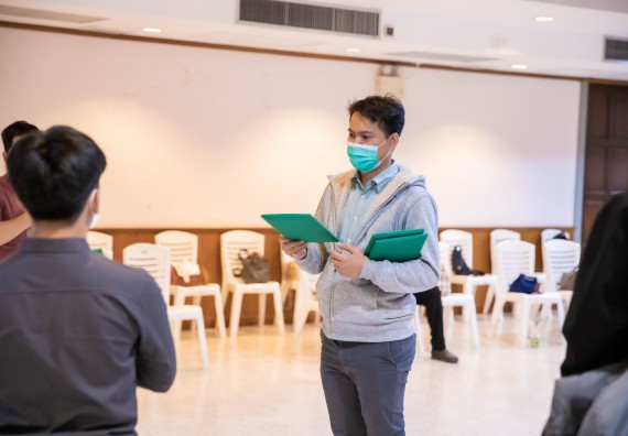 ภาพกิจกรรม คณะวิทยาศาสตร์และเทคโนโลยี จัดพิธีฝึกซ้อมรับพระราชทานปริญญาบัตร กลุ่มย่อย คณะวิทยาศาสตร์และเทคโนโลยี ประจำปีการศึกษา 2559-2560